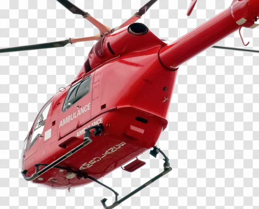 Helicopter Flight Aircraft Airplane - Emergency Rescue Transparent PNG