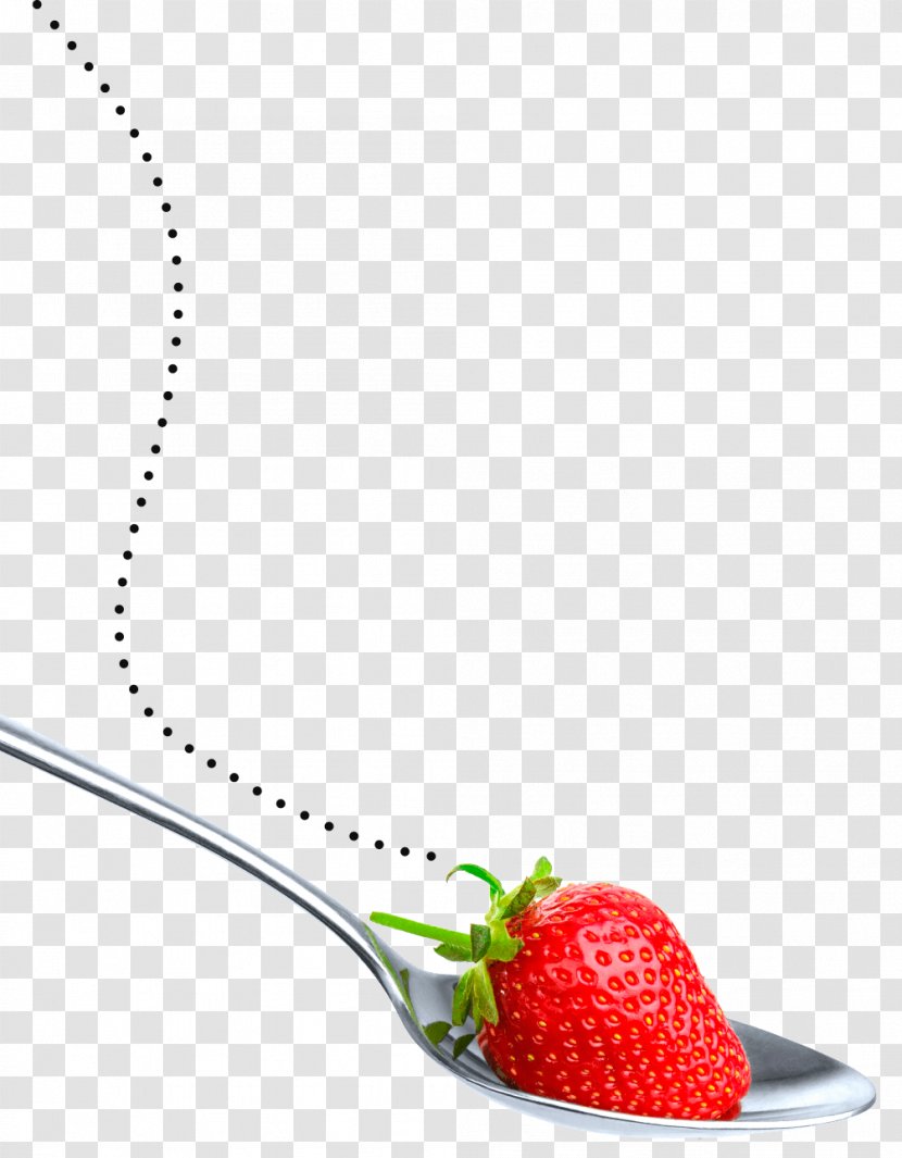 Strawberry Spoon Industrial Design Transparent PNG