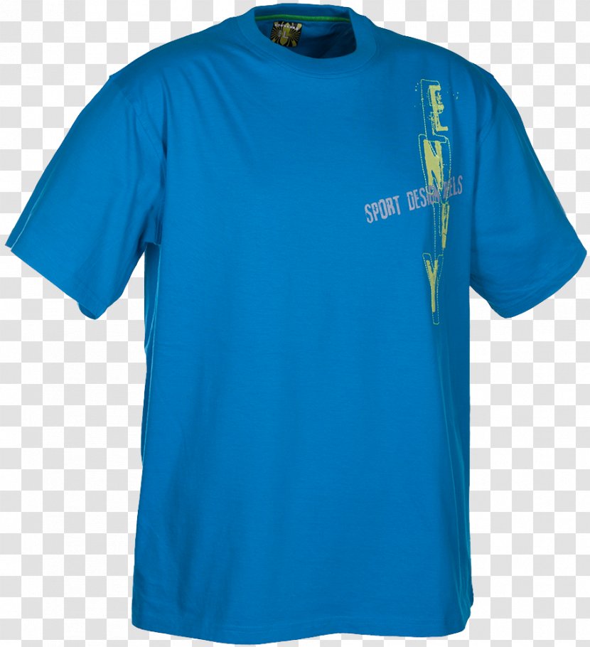 T-shirt Polo Shirt Piqué Sleeve - Azure Transparent PNG