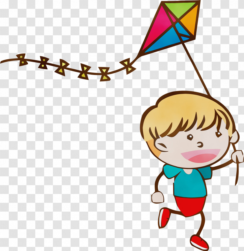 Cartoon Line Text Happy Child Transparent PNG