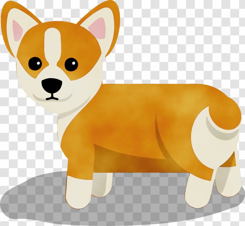 Dog Animal Figure Cartoon Pembroke Welsh Corgi Chihuahua - Paint Transparent PNG