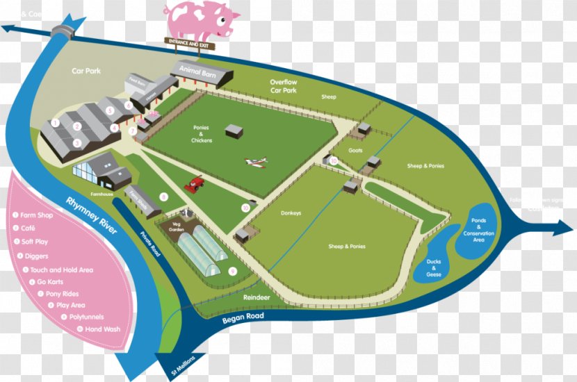 Cefn Mably Farm Park Botanica Garden Of Wichita Map Bocketts Transparent PNG