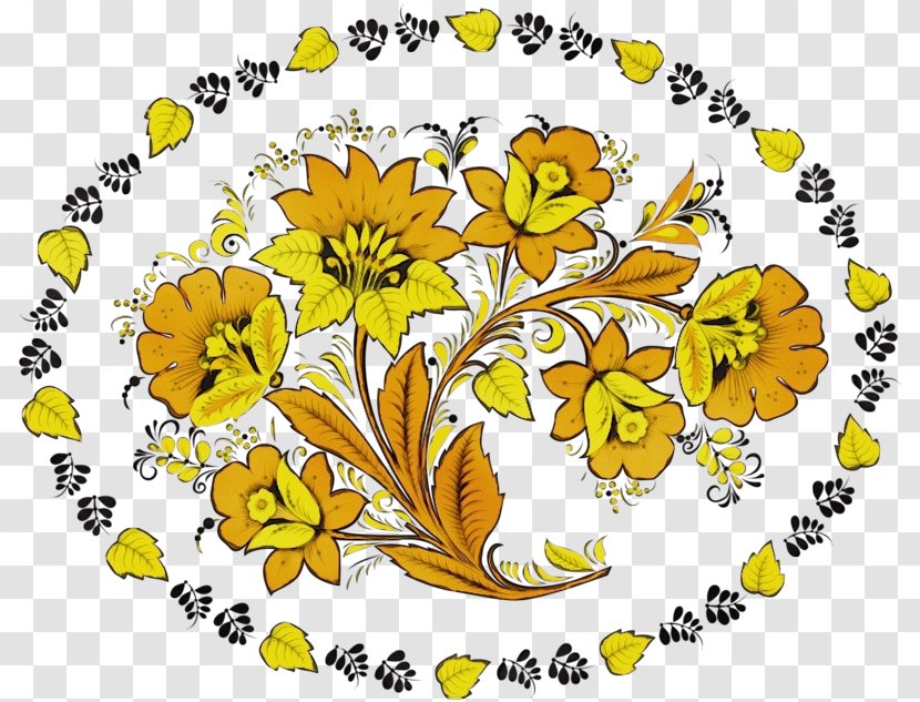 Yellow Clip Art Flower Chamomile Leaf - Wildflower - Tagetes Transparent PNG