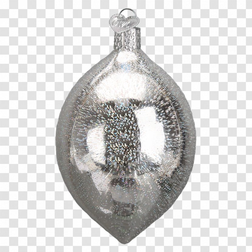 Christmas Ornament Silver - Hand-painted Snow Tree Transparent PNG