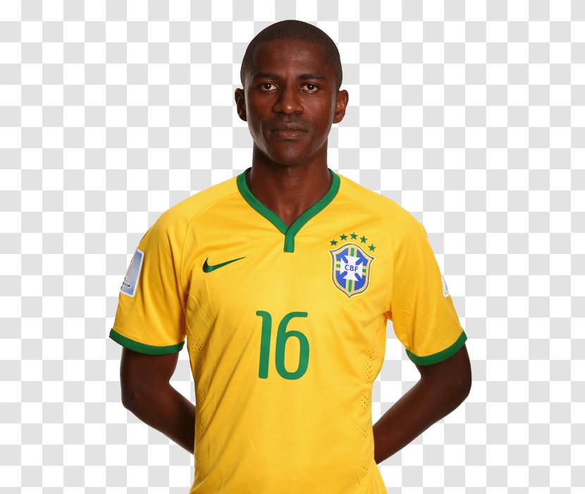 Ramires 2014 FIFA World Cup Brazil National Football Team Player - T Shirt - Copa Do Mundo Brasil Transparent PNG