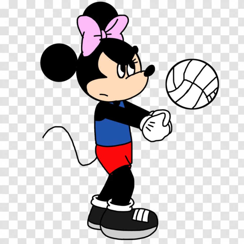 Minnie Mouse Mickey Volleyball Drawing Clip Art Transparent PNG