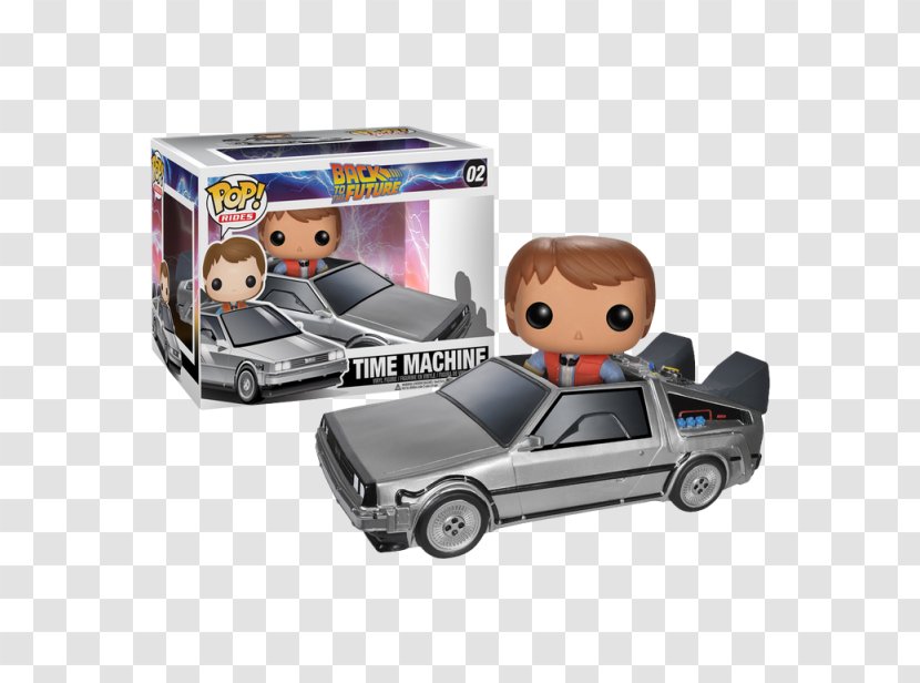 Marty McFly Dr. Emmett Brown DeLorean Time Machine Back To The Future Biff Tannen - Film - Car Transparent PNG