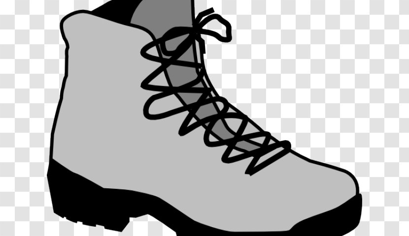Clip Art Hiking Boot Shoe Openclipart - Shella Transparent PNG