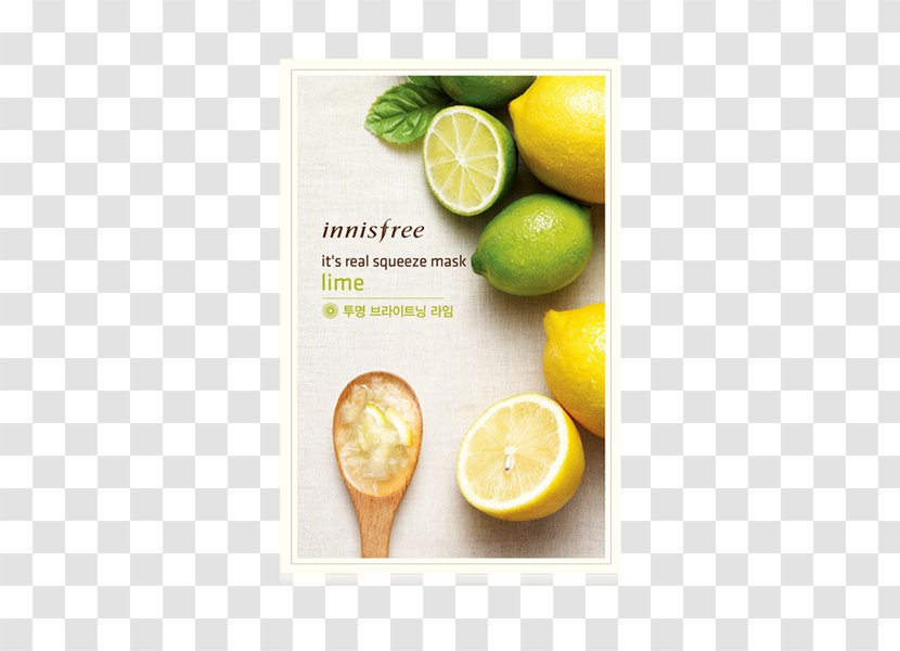 Innisfree Facial Mask Lime Cosmetics In Korea Transparent PNG