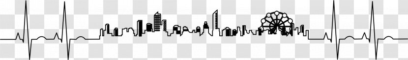 Electrocardiography Heart Cardiology Pulse - Rectangle - Cityscape Transparent PNG