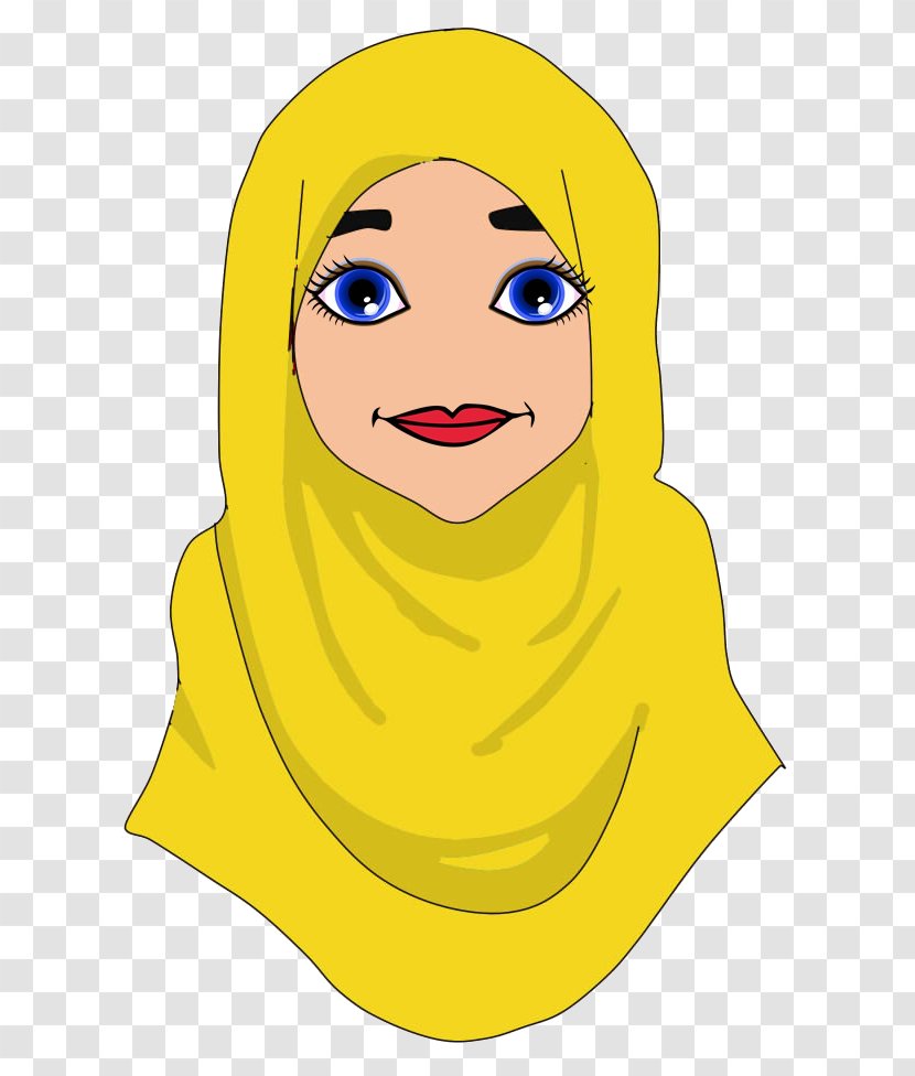 Muslim Islam Hijab - Cartoon Transparent PNG