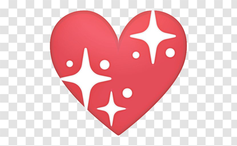 Love Heart Emoji - Pink - Red Transparent PNG