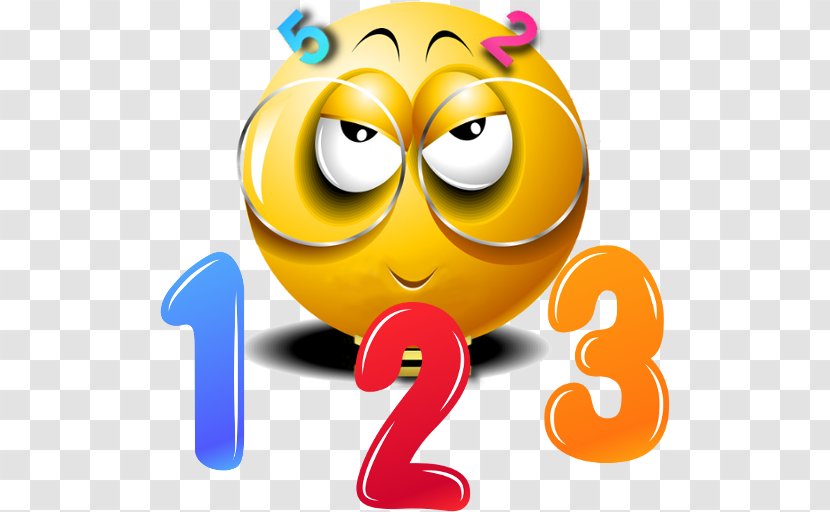 Learn Digits - Smile - Funny Numbers Numerical Digit Game Computer KeyboardLearning Transparent PNG