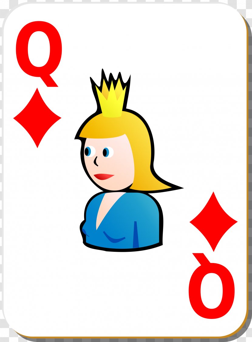 Playing Card King Game Clip Art - Queen Transparent PNG