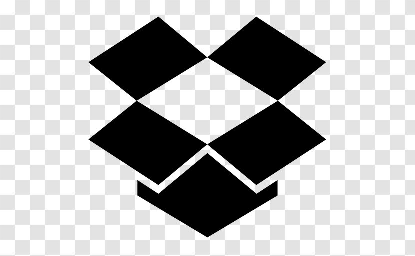 Dropbox File Hosting Service - Sharing - Monochrome Transparent PNG