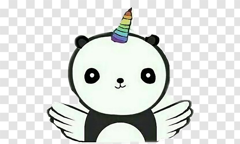 Giant Panda Unicorn Cuteness Bear Transparent PNG