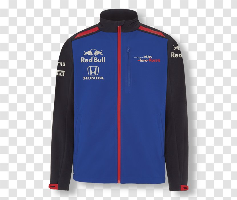 Scuderia Toro Rosso Red Bull Racing 2018 FIA Formula One World Championship T-shirt スクーデリア - Clothing - Shell Jacket Transparent PNG