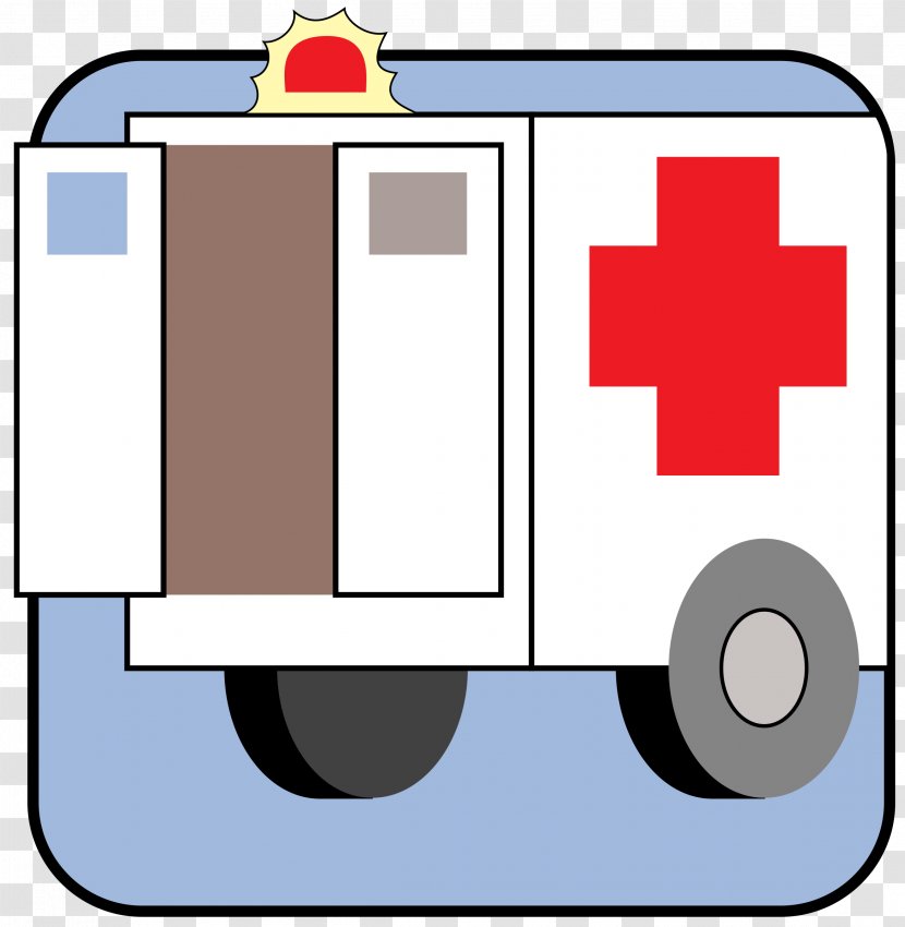 Clip Art - Vehicle - Ambulance Transparent PNG