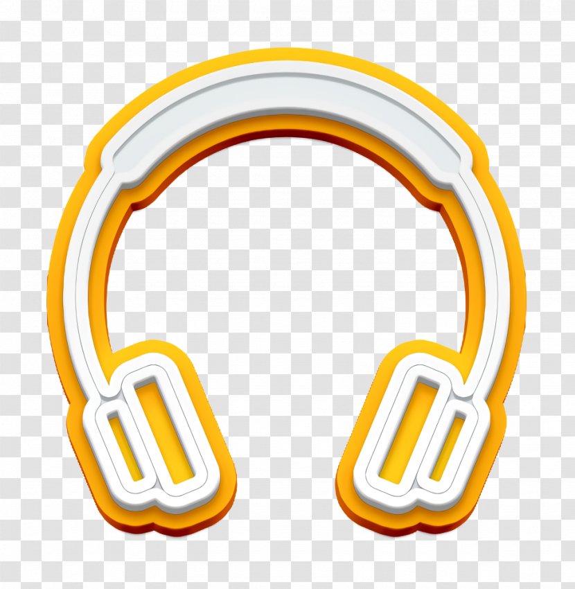 Headphones Icon Listen Music - Play - Sports Gear Running Transparent PNG