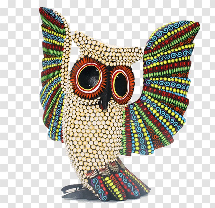 Alebrije Wood Carving Oaxaca Owl Copal - Meaning - Action Figure Transparent PNG