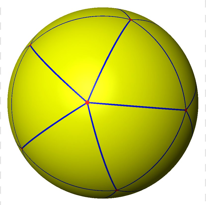 Regular Polyhedron Octahedron Tetrahedron Spherical Tessellation - Ball - Platonic Solid Transparent PNG