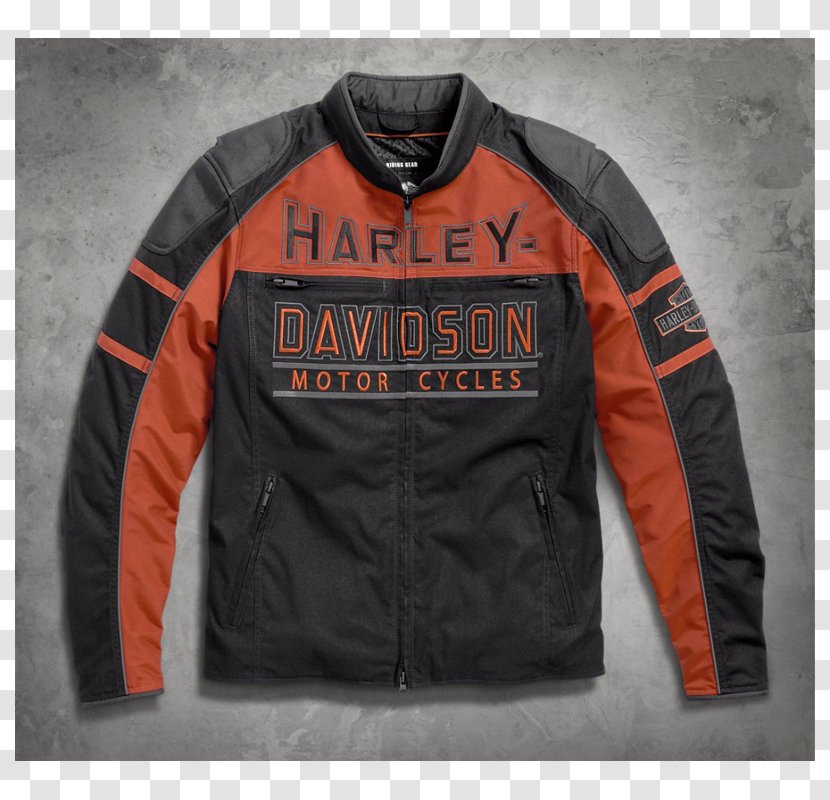 Harley-Davidson Leather Jacket Gilets Motorcycle Transparent PNG