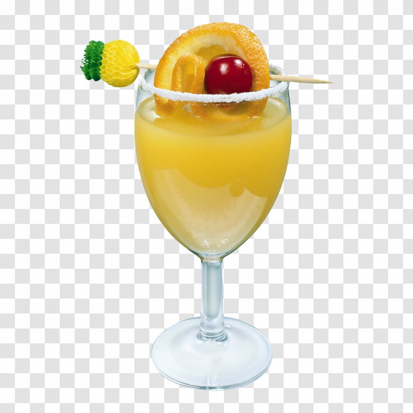 Cocktail Juice Clip Art - Drink - Creative Design Goblet Of Orange Transparent PNG