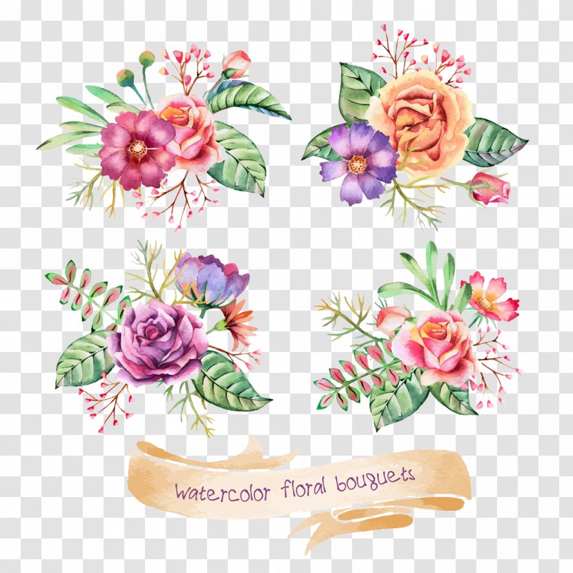 Flower Watercolor Painting Drawing Clip Art - Floristry - Flowers Transparent PNG
