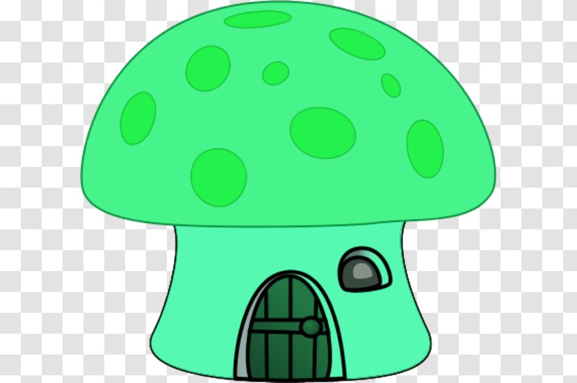 Mushroom House Edible Clip Art - Hat - Home Cliparts Transparent PNG