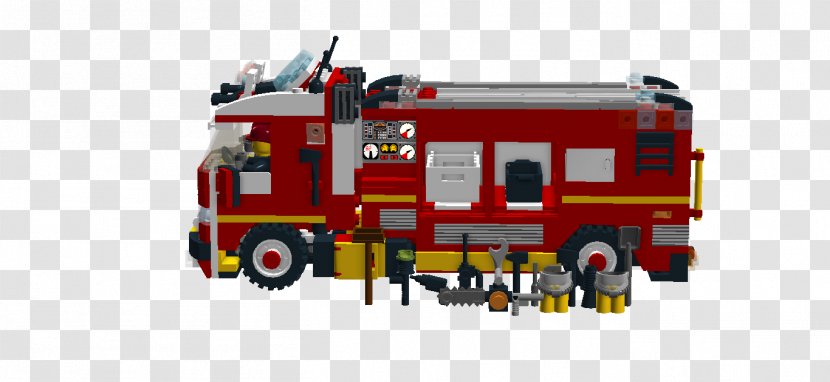 Fire Engine Department LEGO Firefighting Apparatus - Driver - Lego Truck Transparent PNG