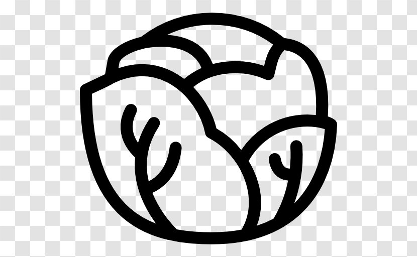 Cabbage - Symbol - Line Art Transparent PNG