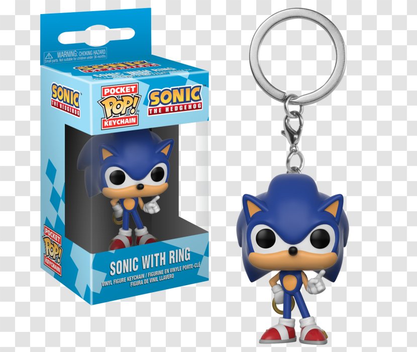 Sonic The Hedgehog Funko Dragon Ball Goku Pocket Pop Keychain Key Chains With Ring Pop! - Tree Transparent PNG