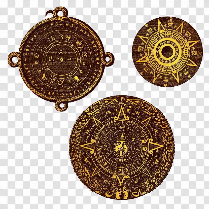 Maya Civilization - Symbol - Mayan Compass And Accounting Flutter Constellation Transparent PNG