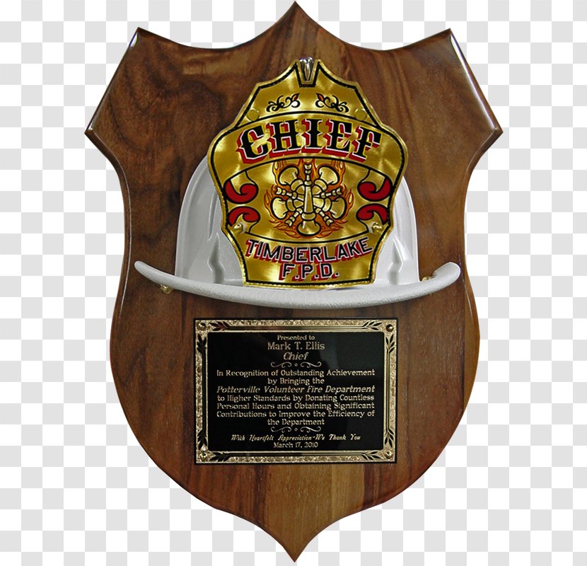 Firefighter's Helmet Commemorative Plaque Engraving - Firefighter Transparent PNG