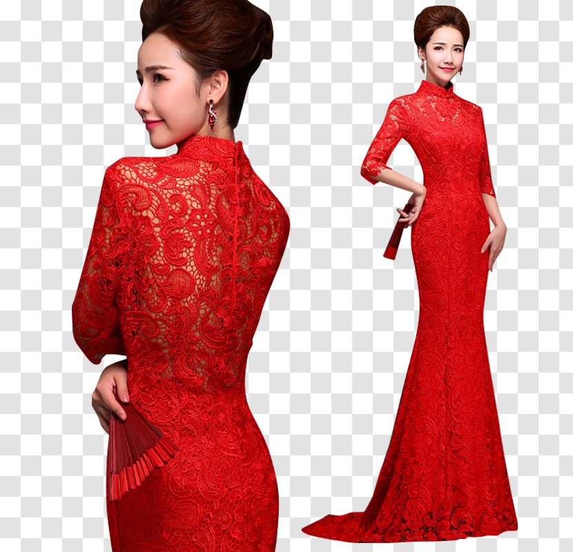 Cocktail Dress Sleeve Cheongsam Chinese Clothing - Style Transparent PNG