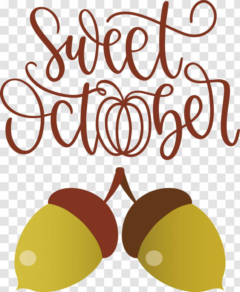 Sweet October October Fall Transparent PNG