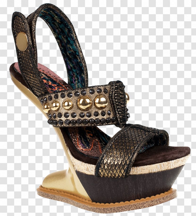Shoe Sandal Footwear Heel Fashion Boot - Chocolate - Irregular Pattern Transparent PNG