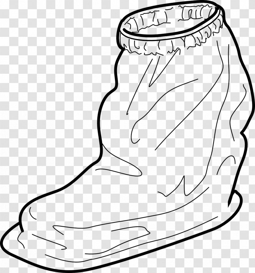 Line Art Drawing Clip - Cartoon - Boot Transparent PNG