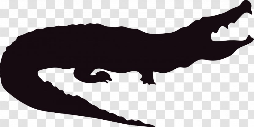 Crocodile American Alligator Silhouette Clip Art - Fauna Transparent PNG