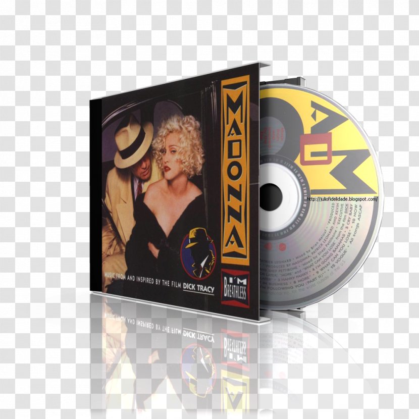 Compact Disc I'm Breathless Soundtrack Reissue GIGANT - Dick Tracy - Album Transparent PNG