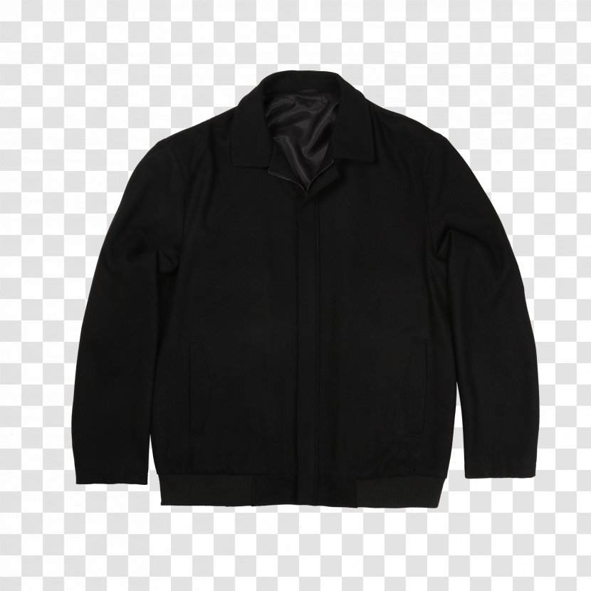 Jacket T-shirt Hoodie Coat Sweater - Black Denim Transparent PNG