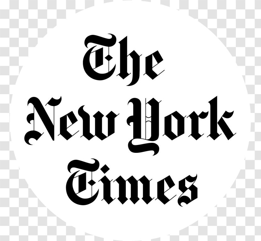 New York City The Times Newspaper Logo Symbol - Black - Square Transparent PNG