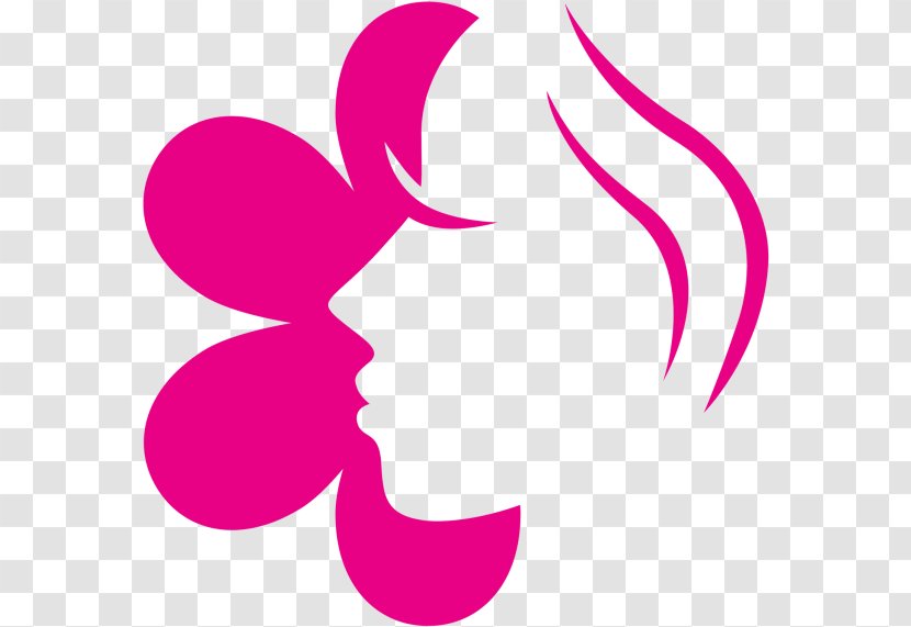 Woman Face - Petal Material Property Transparent PNG