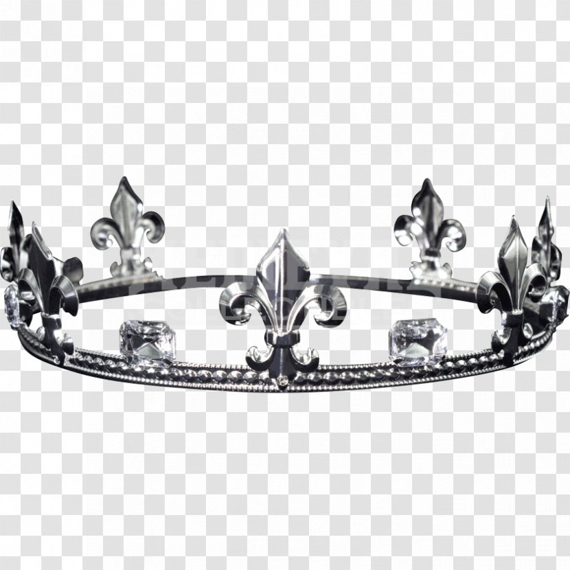 Crown Silver Gold King Fleur-de-lis - Fashion Accessory Transparent PNG