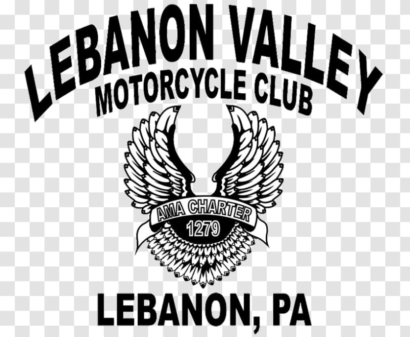 Hollister Riot Lebanon Motorcycle Club - Black And White Transparent PNG