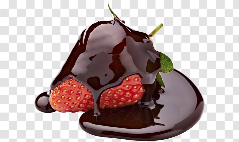 Hot Chocolate Strawberry Food Syrup - Dessert Transparent PNG