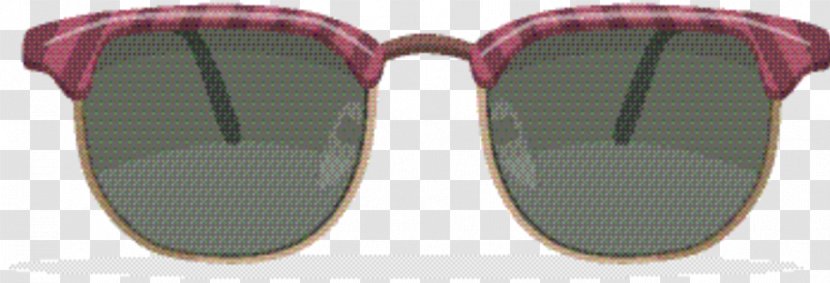 Cartoon Sunglasses - Eye Glass Accessory - Transparent Material Aviator Sunglass Transparent PNG