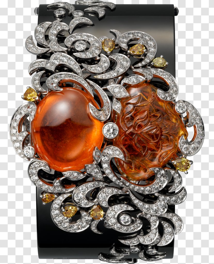 Cartier Earring Gemstone Jewellery Watch - Brooch - Model Transparent PNG