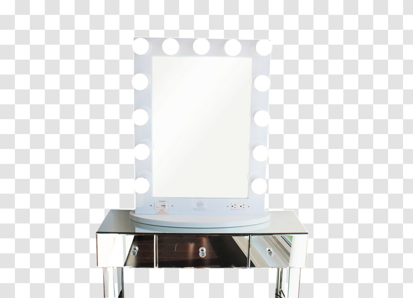 Light Vanity Mirror Cosmetics Table - Bedroom - Curler Transparent PNG