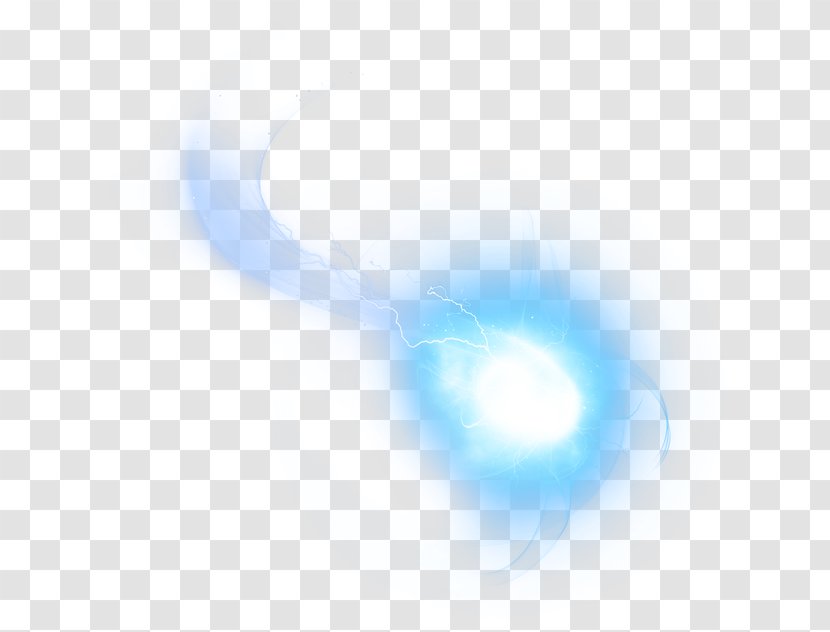 Light Blue Halo Icon - White - Energy Ball Transparent PNG
